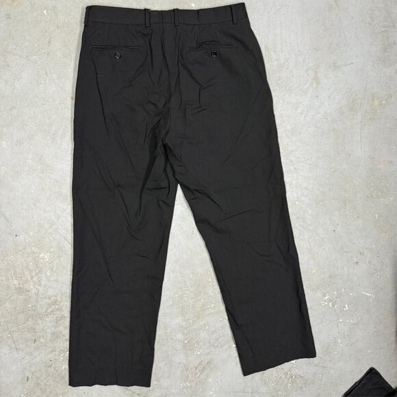 Dolce & Gabanna Dress Pants Stretch Black Wool Trousers Made in Italy 34x29 - Picture 8 of 9